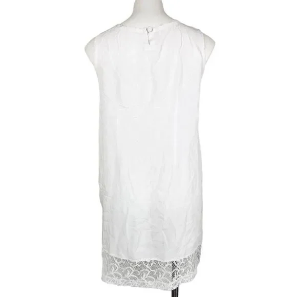 Blanc Du Nil white tank dress Size M/L - Picture 3 of 8